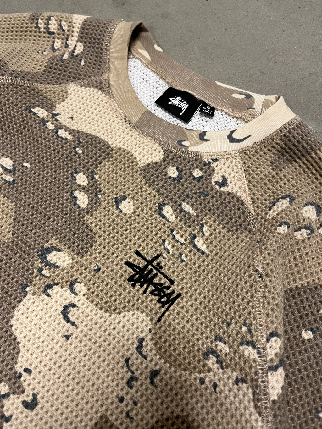 Stussy Desert Camo Thermal Longsleeve