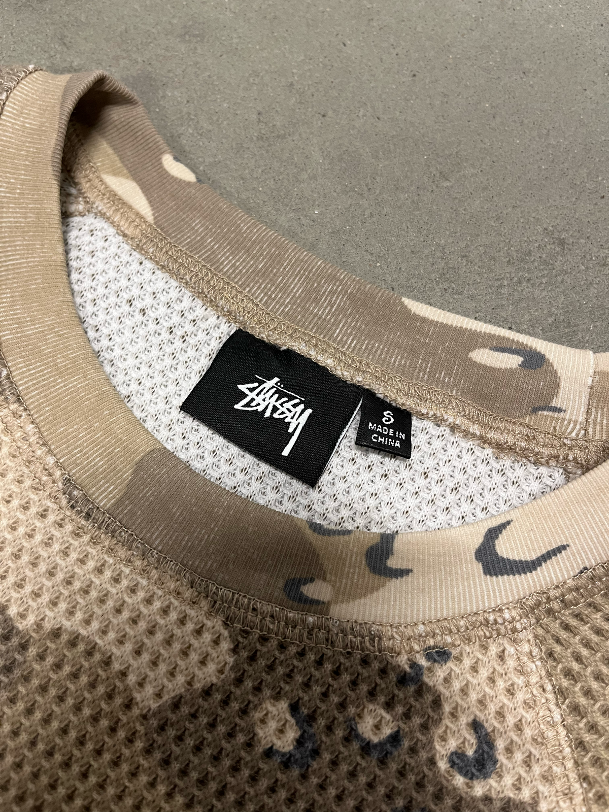 Stussy Desert Camo Thermal Longsleeve