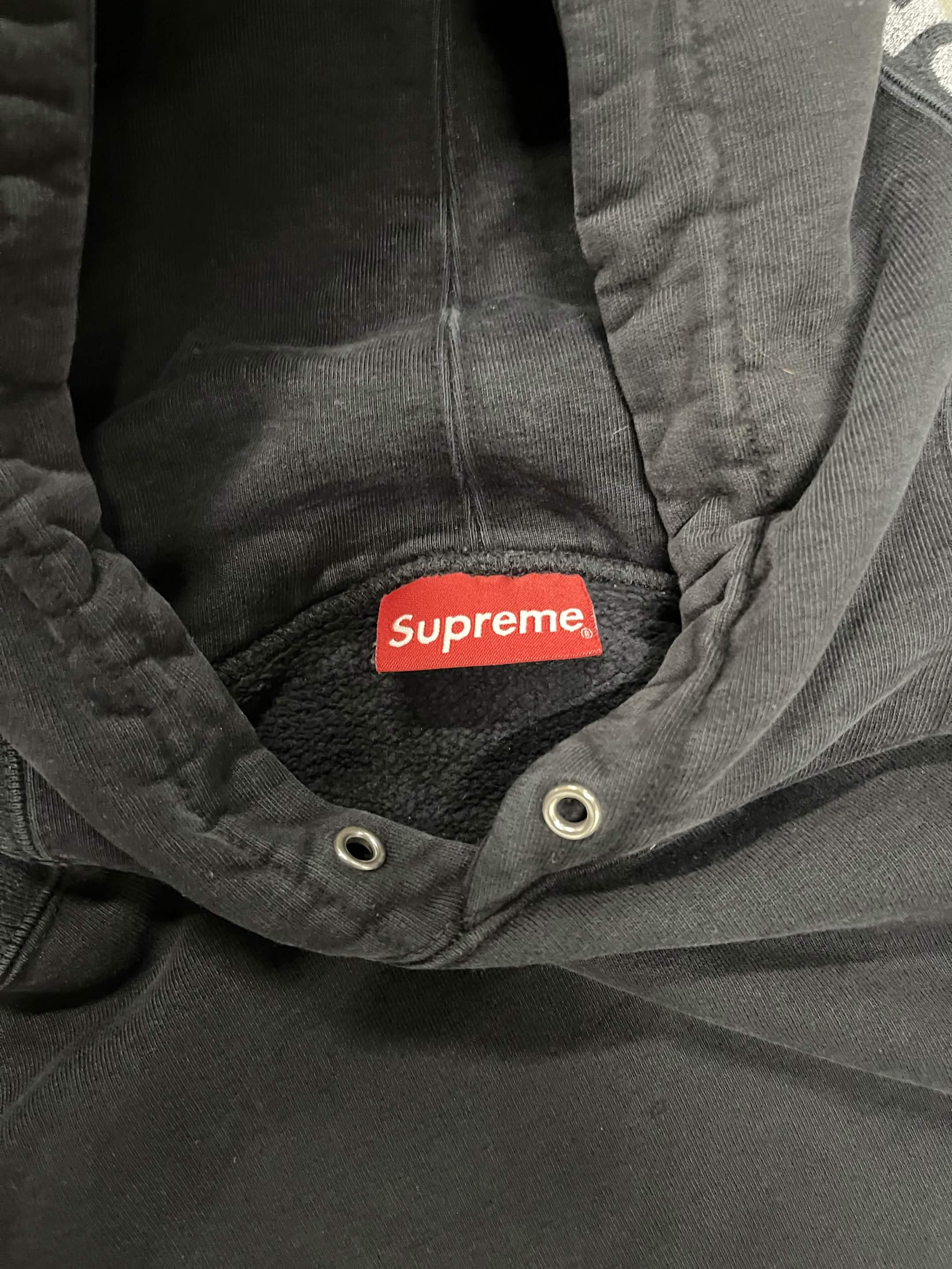 Supreme Leather Hoodie