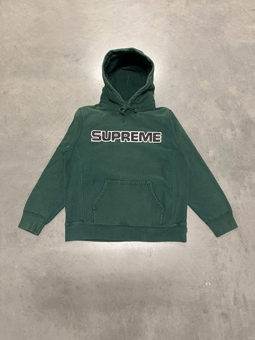 Supreme Leather Hoodie