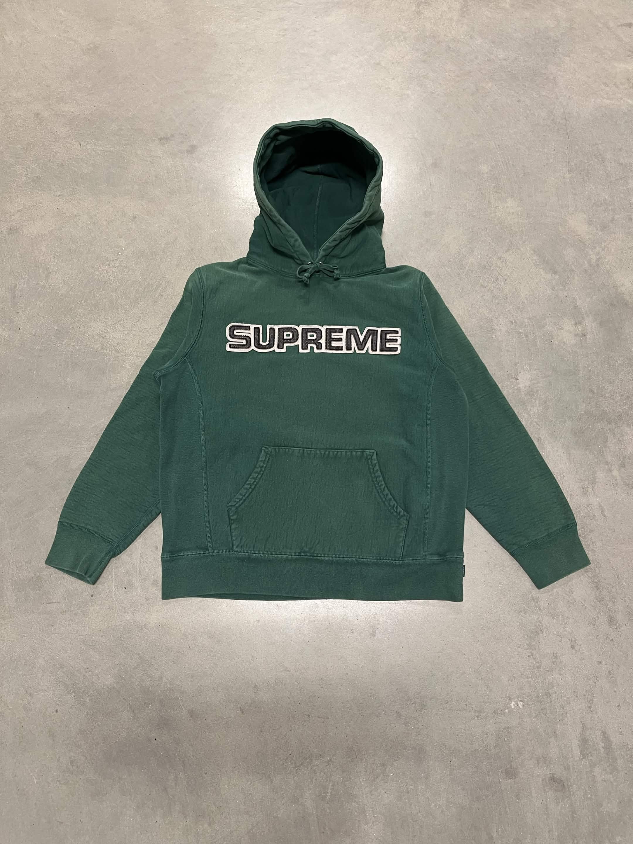 Supreme Leather Hoodie